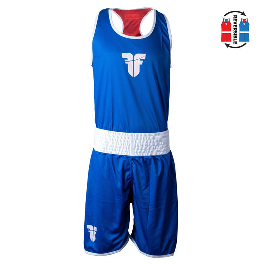 conjunto de boxeo Top Ten Reversible Azul - Rojo