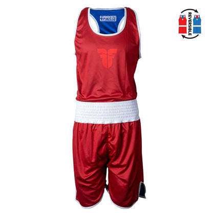 conjunto de boxeo Top Ten Reversible Azul - Rojo