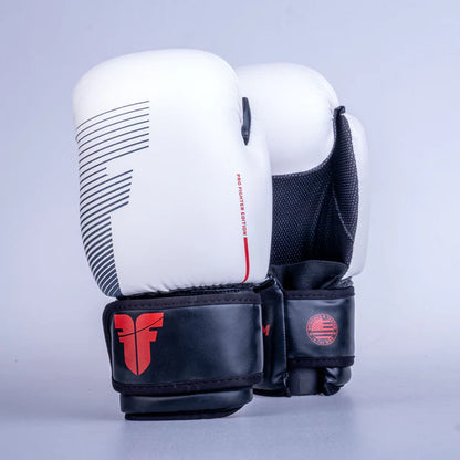 Guantes abiertos Fighter Pro Edition - blanco/negro