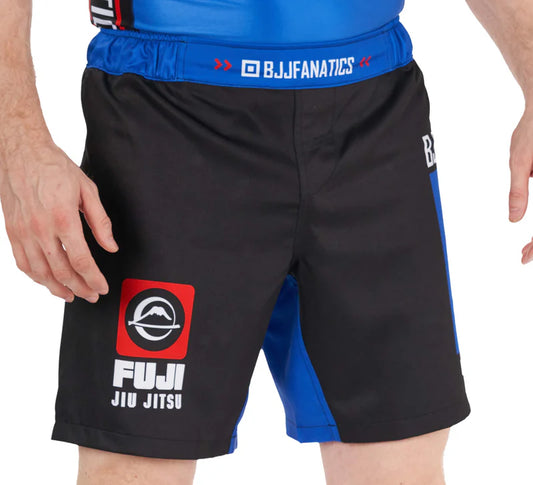 Pantalones cortos ligeros BJJ Fanatics azules