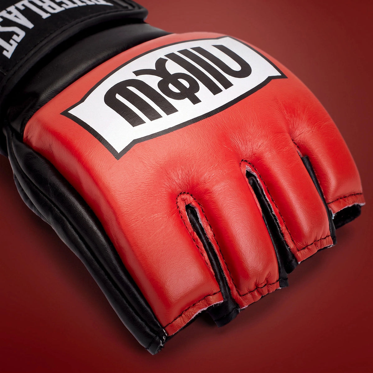Guantes de MMA Everlast Street Fighter Ryu Negro y Rojo