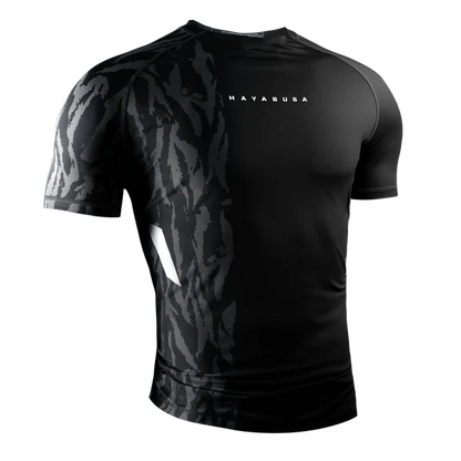 Rasguard de Manga Corta Apex de Hayabusa Black