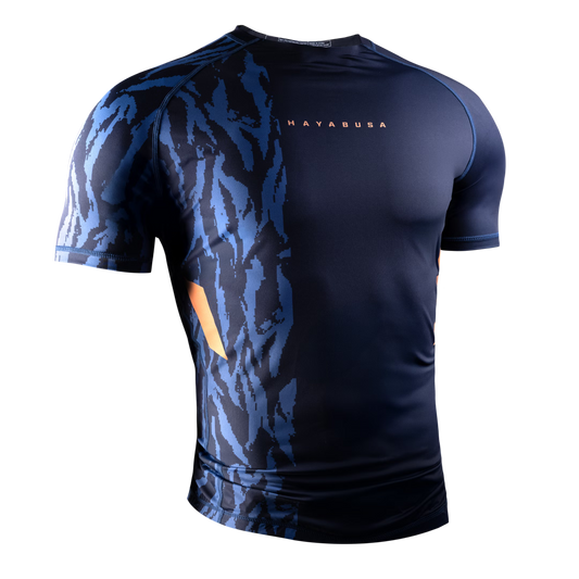 Rasguard de Manga Corta Apex de Hayabusa Black