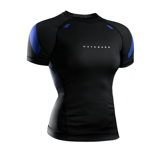Rashguard de manga corta Hayabusa Pro Classified para mujer