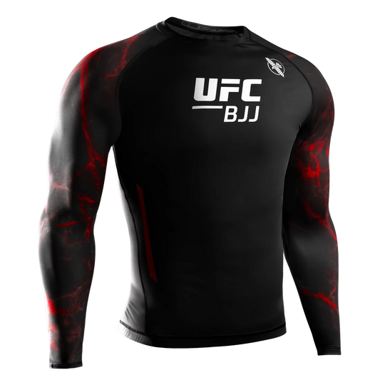 RASHGUARD de manga larga para hombre de UFC BJJ
