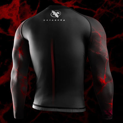 RASHGUARD de manga larga para hombre de UFC BJJ