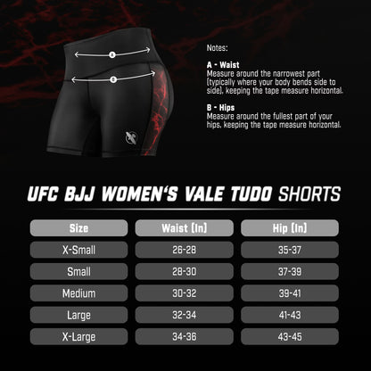Pantalones cortos Vale Tudo para mujer UFC BJJ