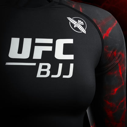 Rashguard manga larga para mujer de UFC BJJ