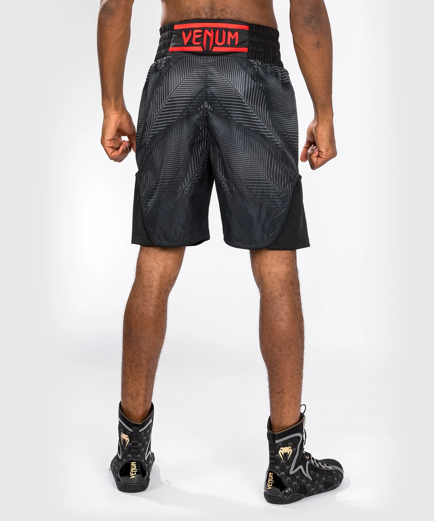 Shorts de Boxeo Venum Phantom - Negro/Rojo