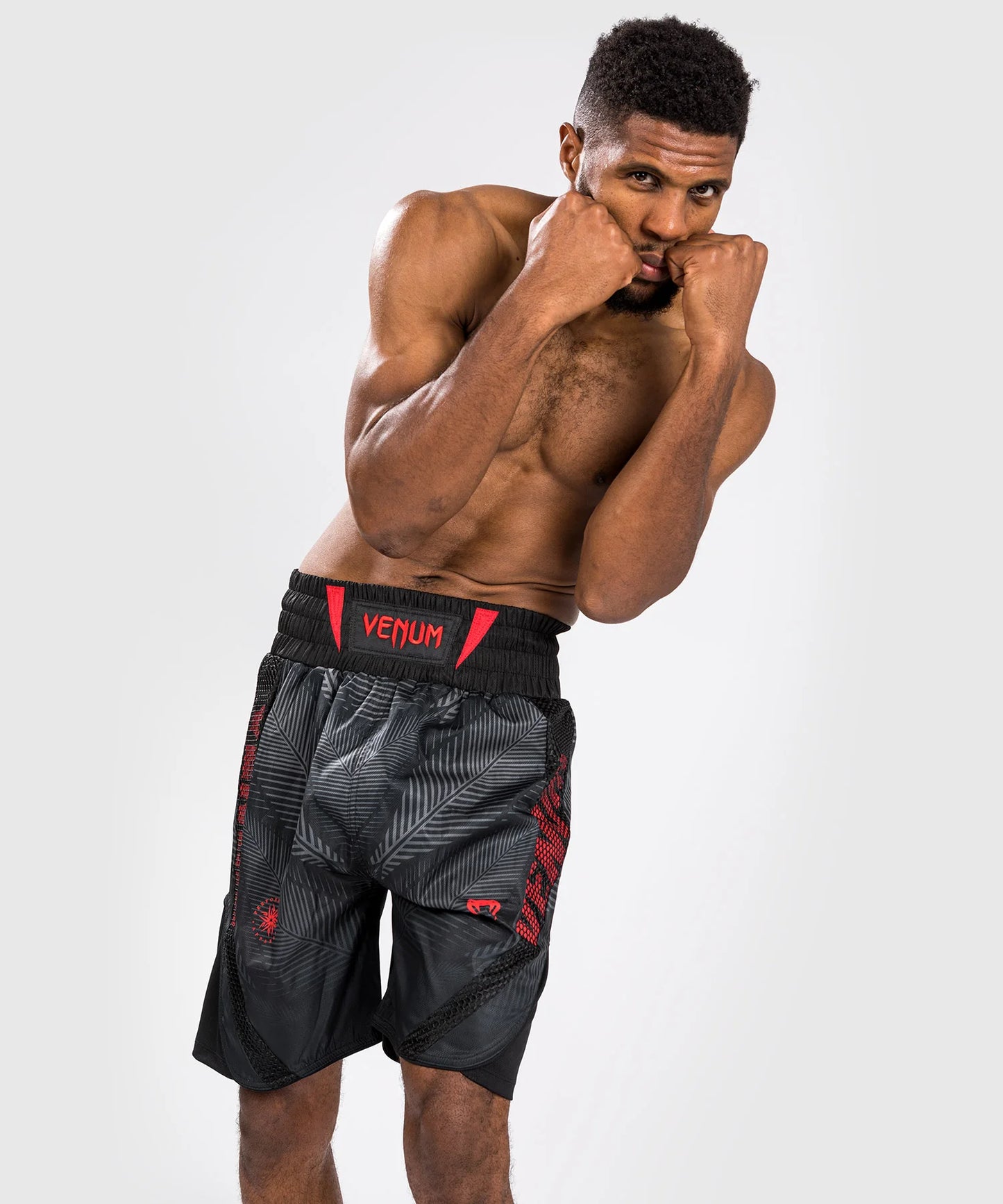 Shorts de Boxeo Venum Phantom - Negro/Rojo