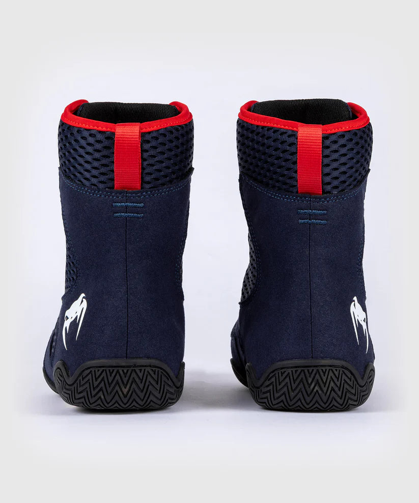 Zapatillas de boxeo Venum Contender - Azul marino/rojo