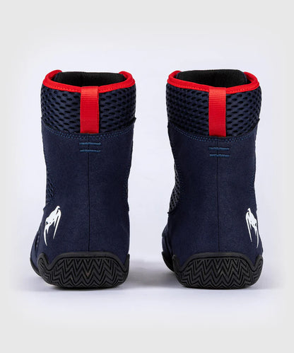 Zapatillas de boxeo Venum Contender - Azul marino/rojo