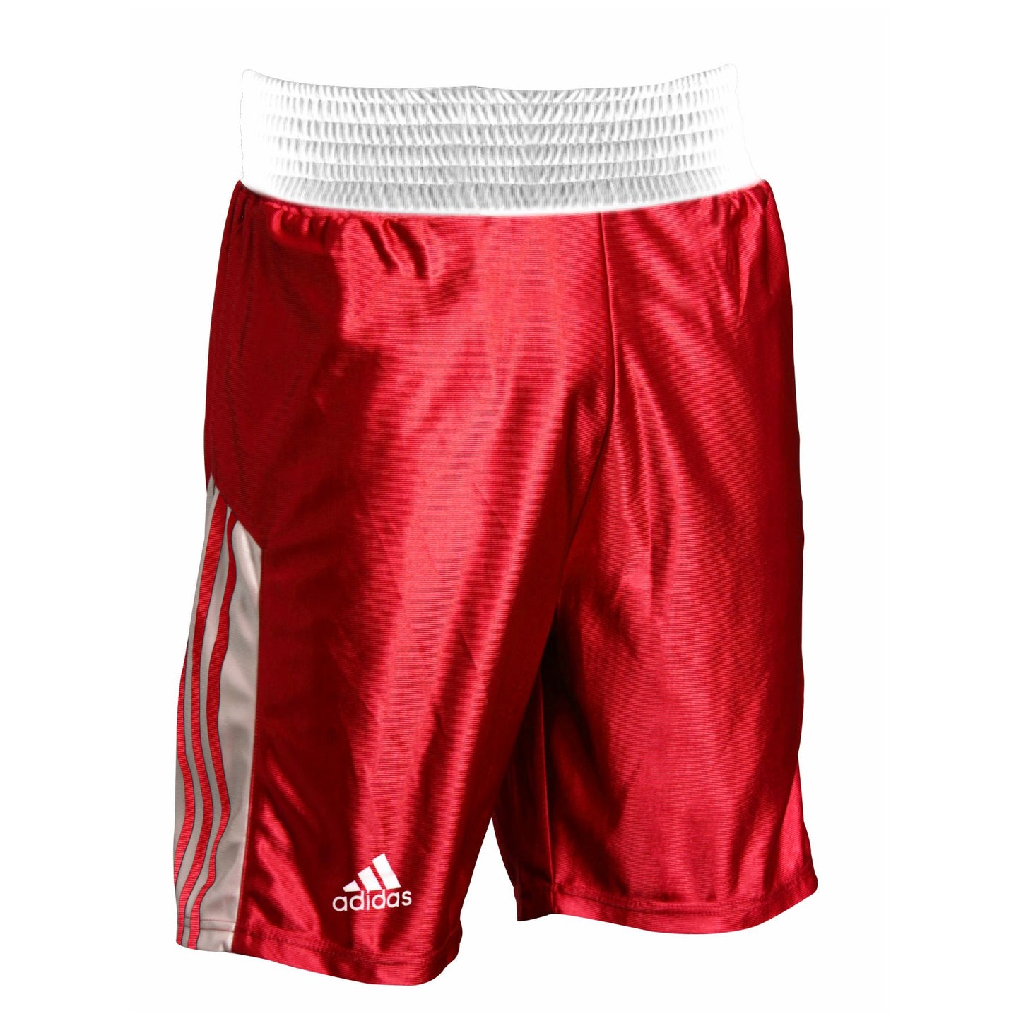 Short de boxeo rojo Adidas aprobado por la AIBA