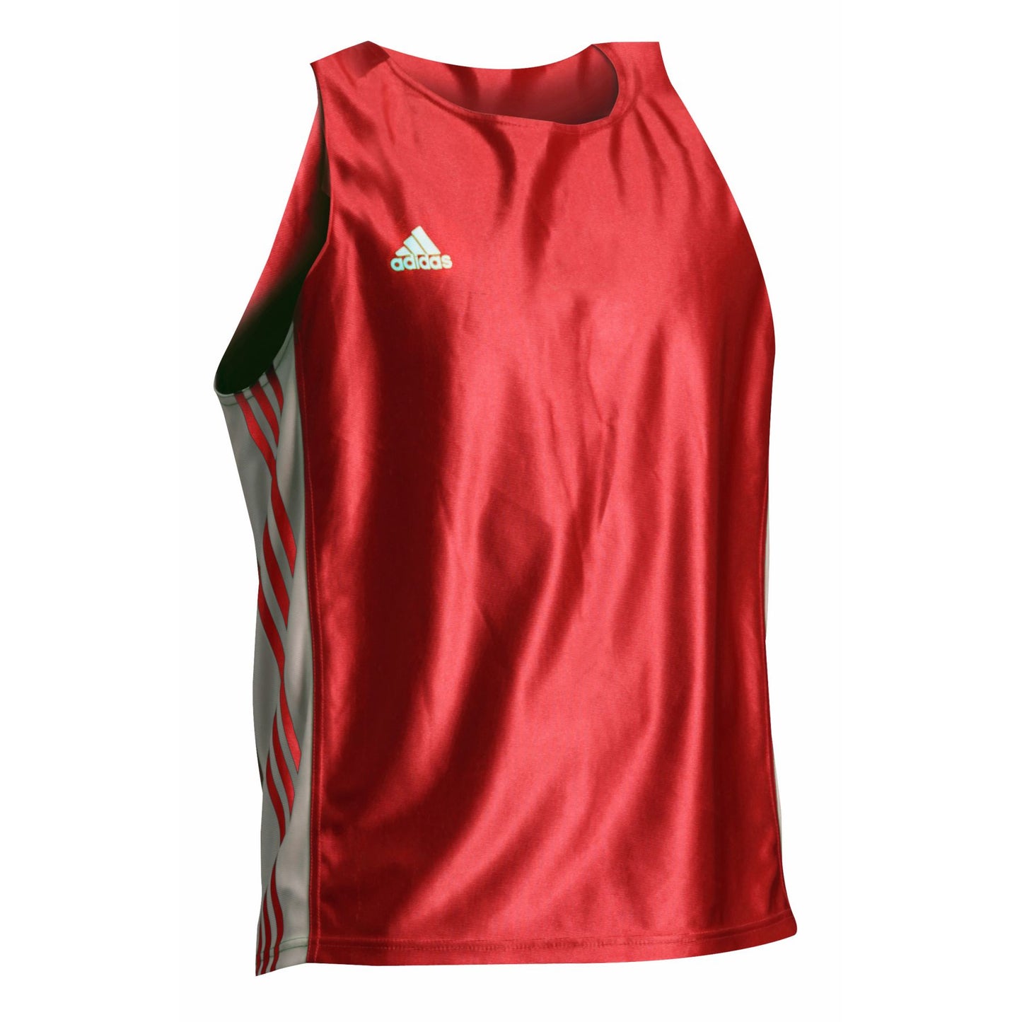 Camiseta de boxeo rojo Adidas aprobado por la AIBA