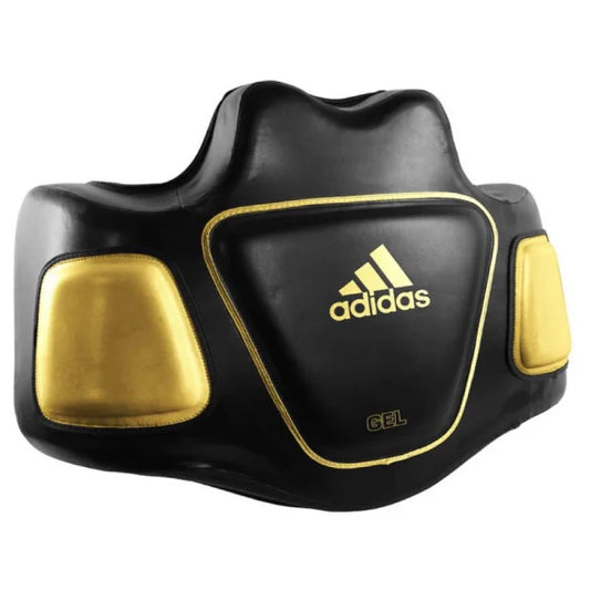 Protector corporal de boxeo Adidas Super - Negro/Dorado