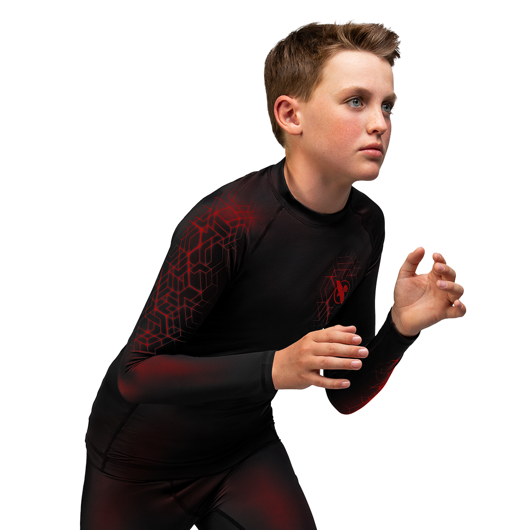 Rashguard de protección para niños Hayabusa Geo