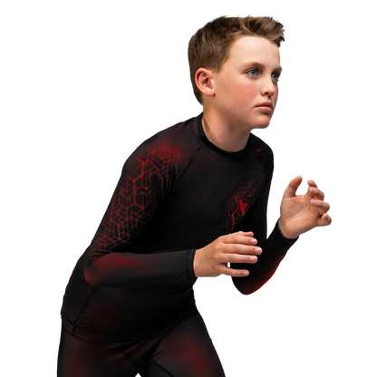 Rashguard de protección para niños Hayabusa Geo