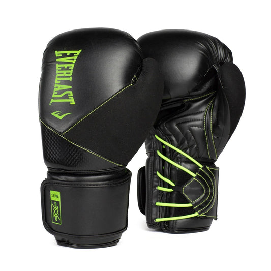 GUANTES DE BOXEO PROTEX BLACK GREEN EVERLAST