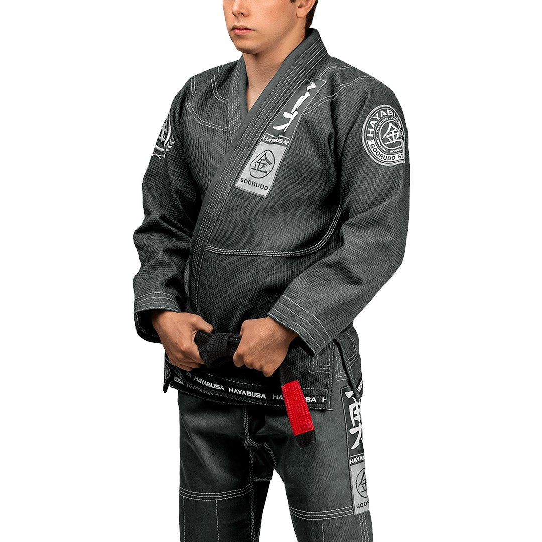 Hayabusa Goorudo 3 Tejido Dorado Jiu Jitsu Gi