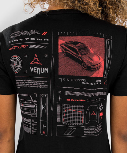 Camiseta para mujer Venum x Dodge Banshee - Negra