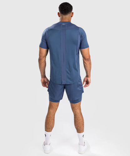 Camiseta Dry-Tech Venum Attack para hombre - Azul marino