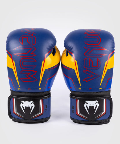 Venum Elite Evo Boxing Gloves - Blue/Yellow