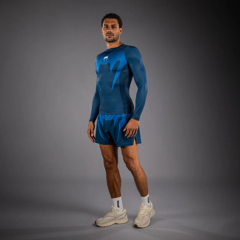 Venum No Gi Rashguards Manga Larga - Indigo