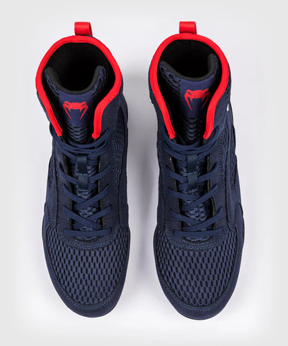 Zapatillas de boxeo Venum Contender - Azul marino/rojo