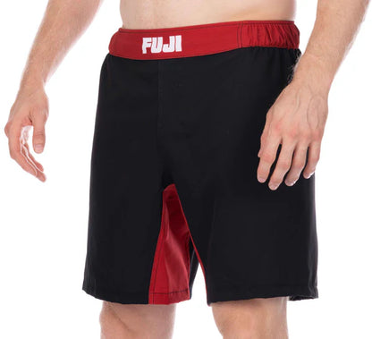 Pantalones Fuji cortos rojos de lucha Essential Grappling