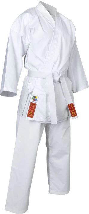 Uniforme de estudiante blanco ligero Hayashi HEIAN - aprobado por la WKF