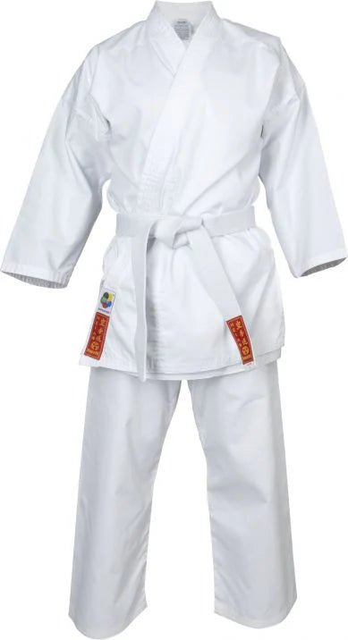 Uniforme de estudiante blanco ligero Hayashi HEIAN - aprobado por la WKF