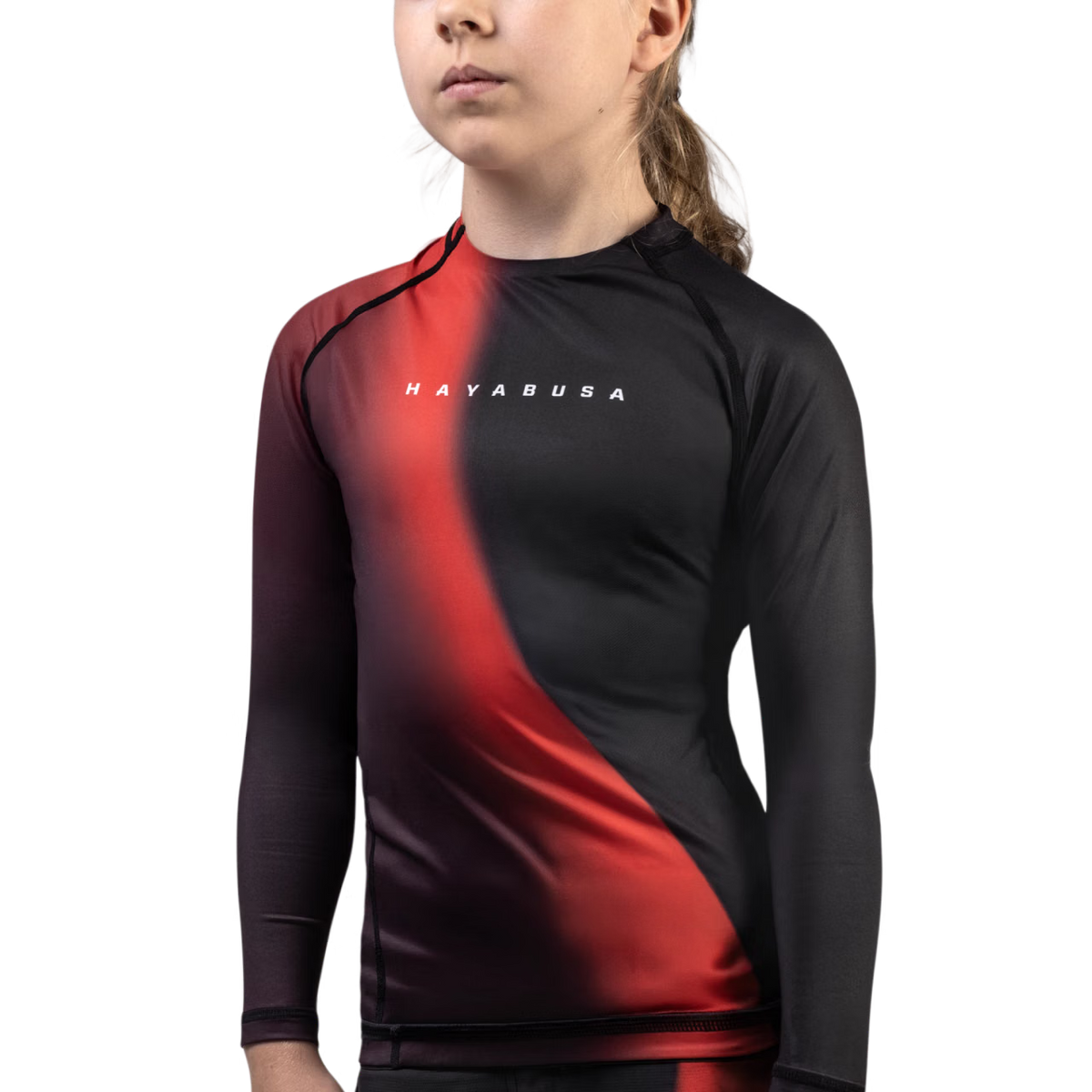 Kids Apex Nova Manga Larga Rash Guard Hayabusa