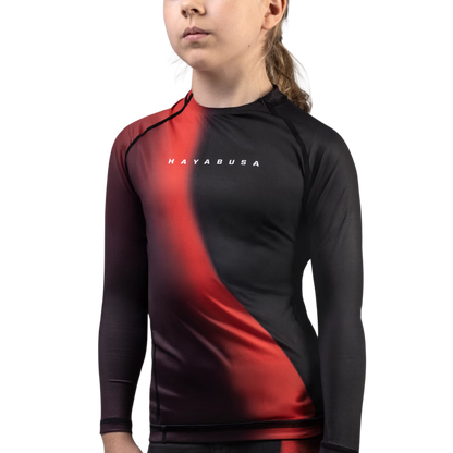 Kids Apex Nova Manga Larga Rash Guard Hayabusa