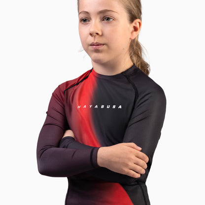 Kids Apex Nova Manga Larga Rash Guard Hayabusa
