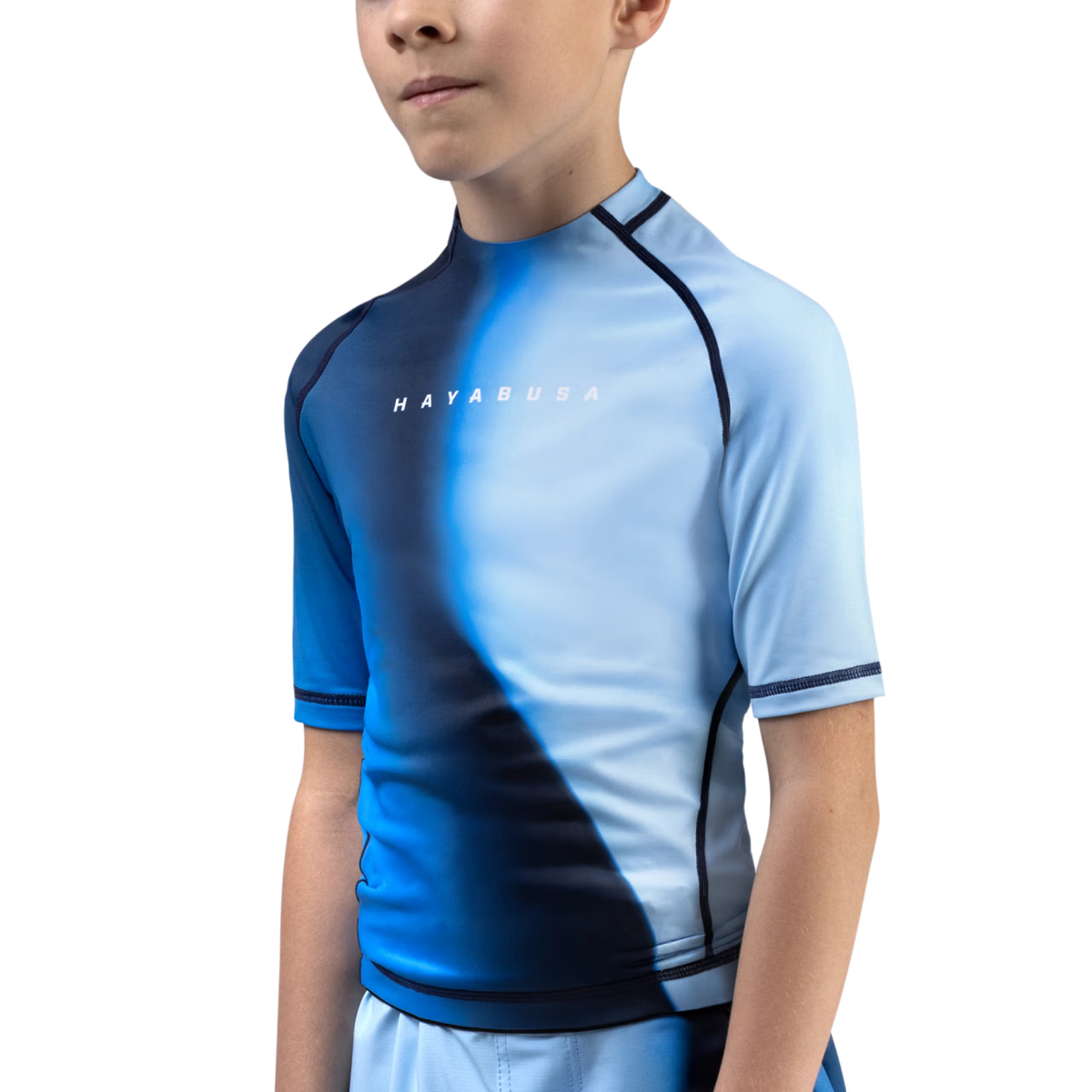 Kids Apex Nova Manga Corta Rash Guard Hayabusa