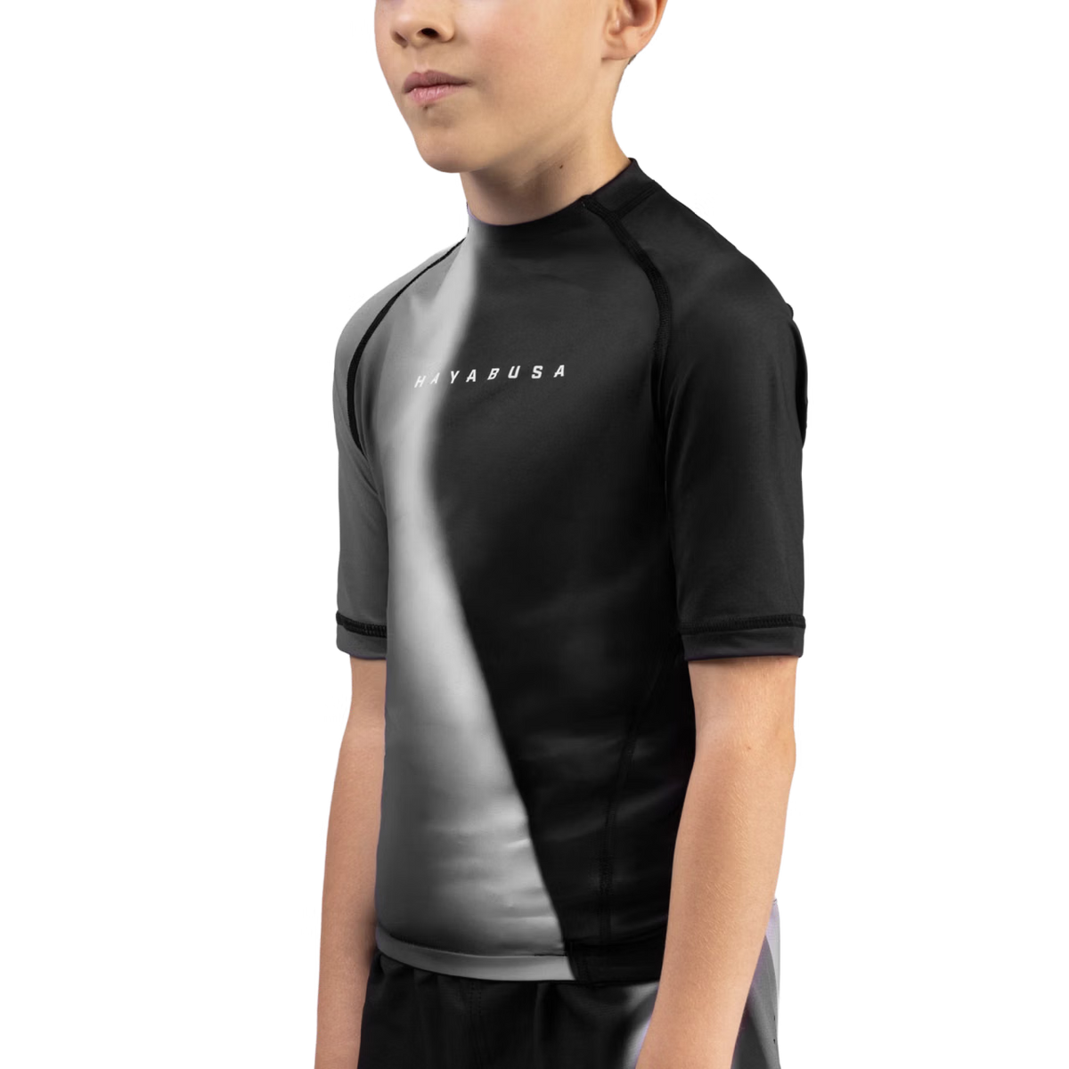Kids Apex Nova Manga Corta Rash Guard Hayabusa