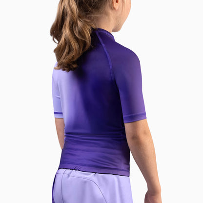 Kids Apex Nova Manga Corta Rash Guard Hayabusa