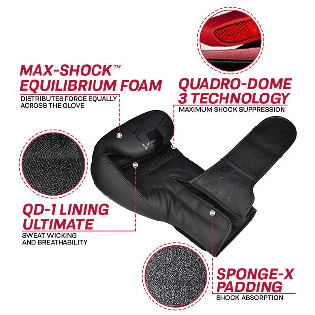 RDXGuantes de boxeo para niños F6 Kara de 6 oz