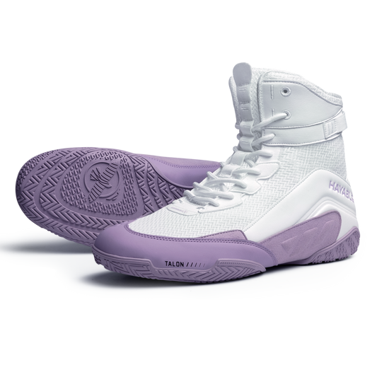Zapatillas de boxeo Hayabusa Talon White/Lavender