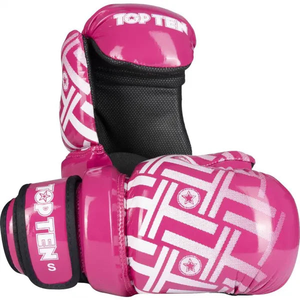 Guantes de mano abierta Prism Pointfighter TOP TEN